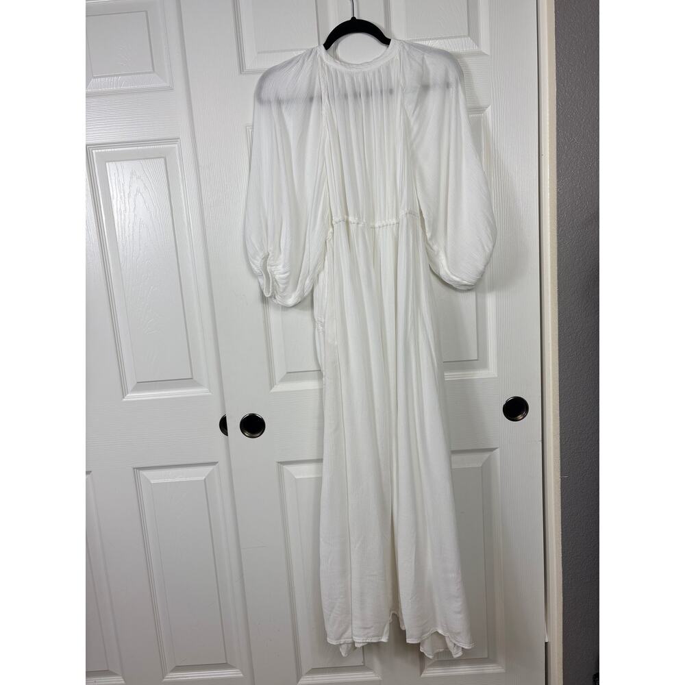 Free People Plenty of Love White Maxi Dress Oversized XS - Picture 5 of 13